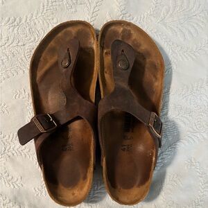 Birkenstock Brown Gizeh Sandals 41